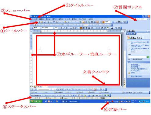 ワード・画面構成